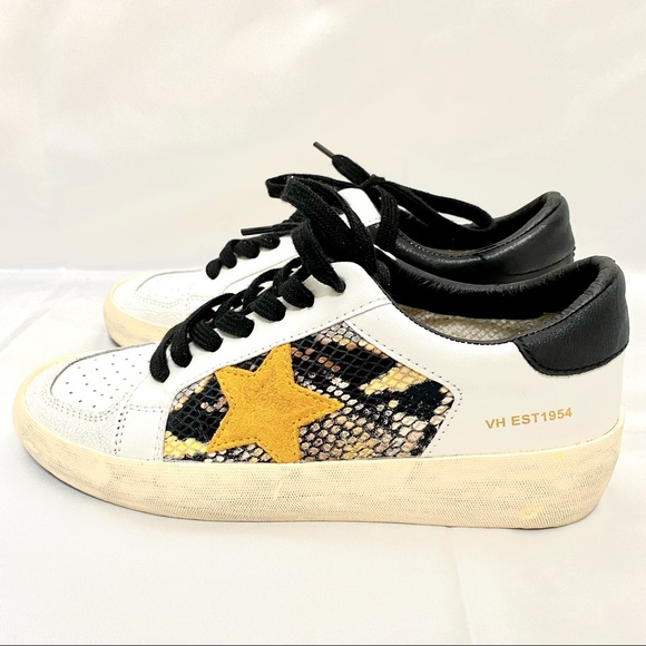 Vintage Havana Leather Star Snakeskin Sneaker - Picture 4 of 7